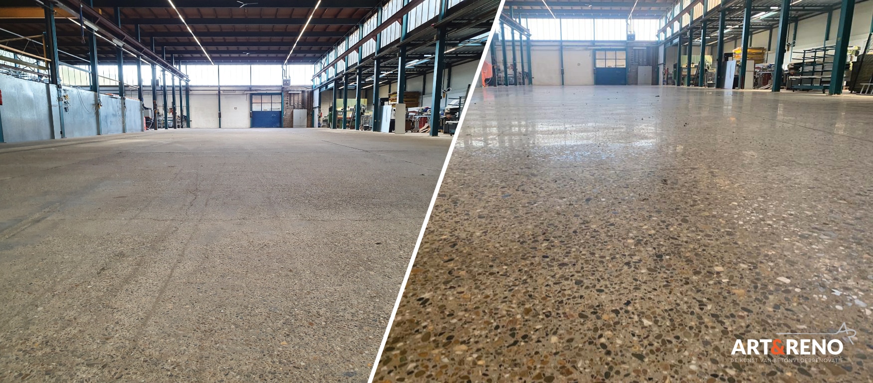 Gerenoveerde betonvloer – ASW Gevelbouw Weert